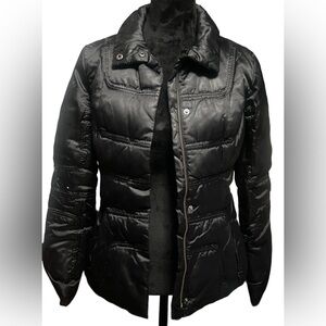 Laundry By Shelli Segal Black Puffer Jacket
